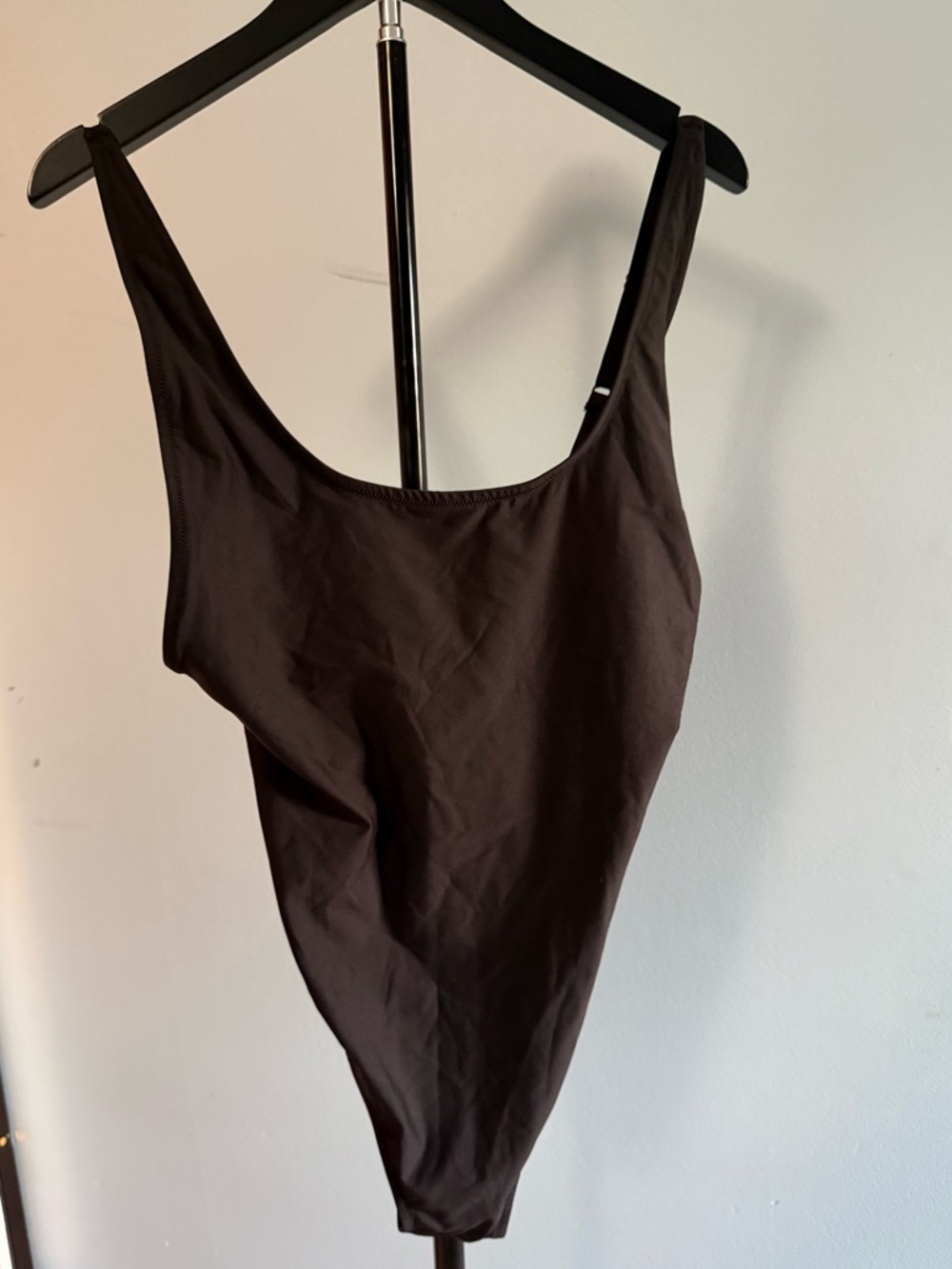Skims signature swim Scoop neck one piece - onyx - NWT - Large